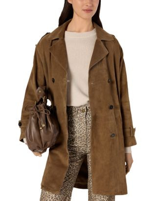 Manon Suede Trench Coat | Bloomingdale's (US)