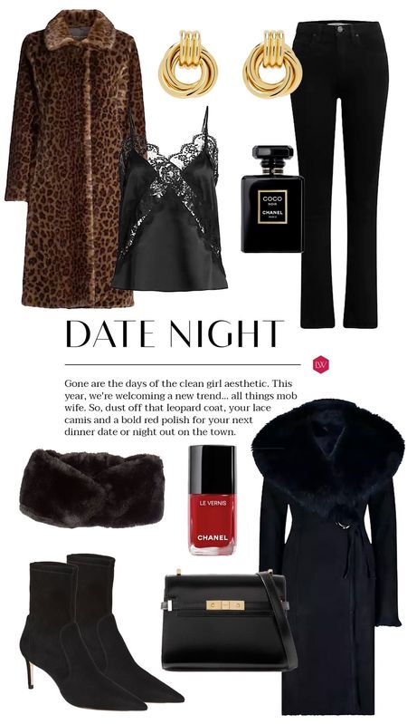 Gone are the days of the clean girl aesthetic. This year, we're welcoming a new trend... all things mob wife. So, dust off that leopard coat, your lace camis and a bold red polish for your next dinner date or night out on the town.

#LTKstyletip #LTKSeasonal #LTKMostLoved