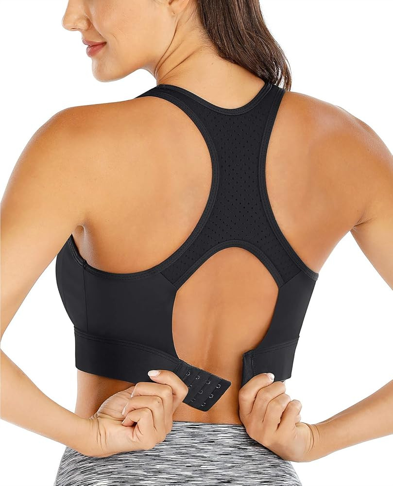 Ewedoos High Impact Sports Bras for Women High Support Push up Sports Bra Racerback Sports Bras W... | Amazon (US)