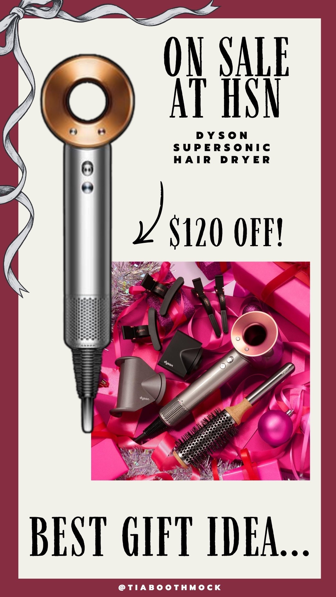 Get the Dyson Supersonic hairdryer @hsn at this price TODAY ONLY! #HSNInfluencer #ad #LoveHSN

#LTKGiftGuide #LTKselfcare #LTKBeauty
