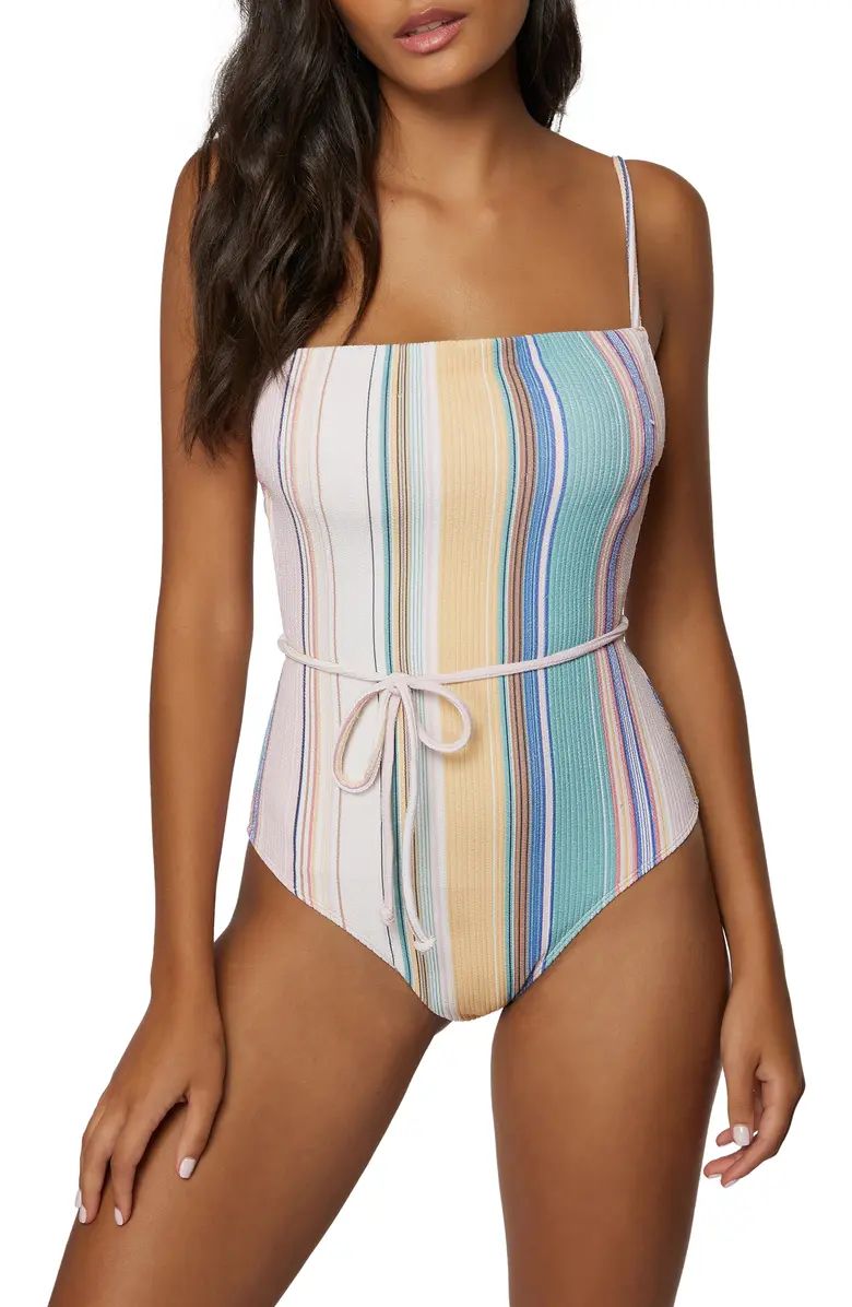 O'Neill Baja Stripe Marbella One-Piece Swimsuit | Nordstrom | Nordstrom