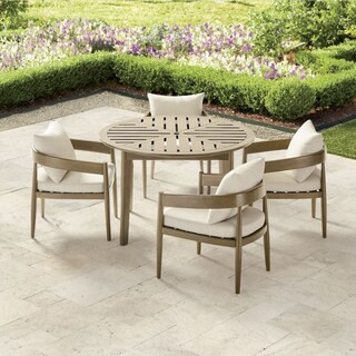 Miramar 5-piece Outdoor Round Dining Set | Grandin Road | Grandin Road