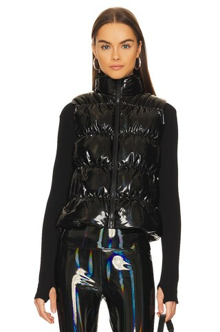 Steve Madden Gabriella Vest in Black from Revolve.com | Revolve Clothing (Global)