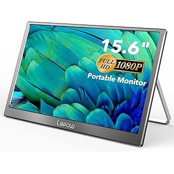 Portable Monitor - 2022 Lepow C2 15.6 inch FHD 1080P Portable Display with IPS Screen, Foldable K... | Amazon (US)