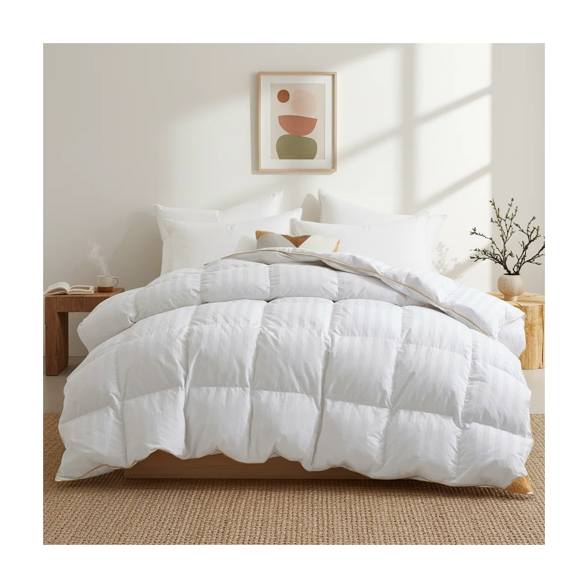 All Season Feather and Down Hotel Quality Comforter/Duvet Insert | Wayfair North America