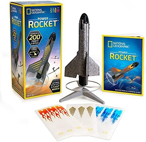 NATIONAL GEOGRAPHIC Rocket Launcher for Kids – Patent-Pending Motorized, Self-Launching Air Roc... | Amazon (US)