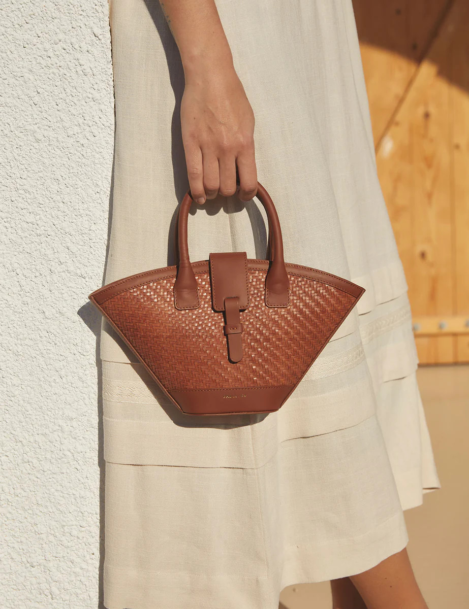 Mini Lumière Provence Brown Bag by PARIS/64 | PARIS/64