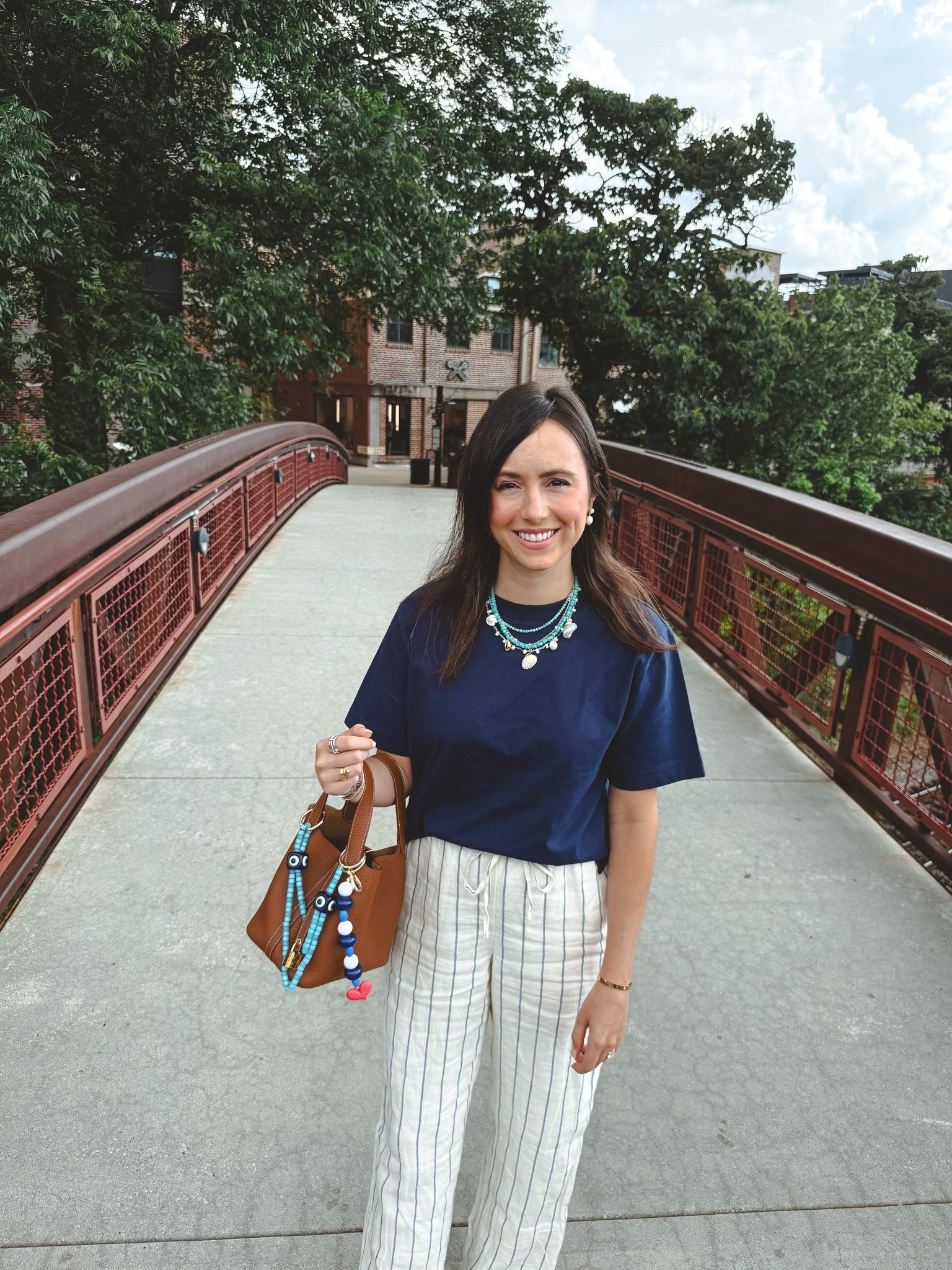 J crew navy boxy tee (small) with the best ever stripe linen pants (xs) and Baublebar accessories



#LTKSeasonal #LTKFindsUnder100 #LTKootd