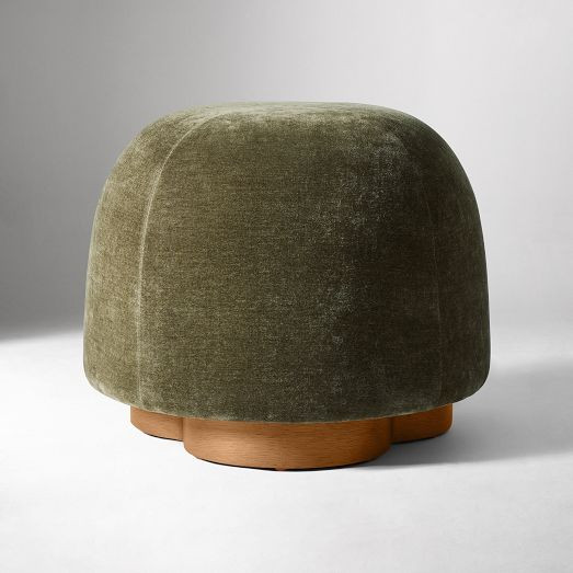 Gumdrop Swivel Ottoman | West Elm (US)