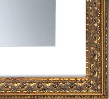 Golden State Art, 11x14 Ornate Finish Photo Frame with White Mat for 8x10 Picture & Real Glass, C... | Amazon (US)