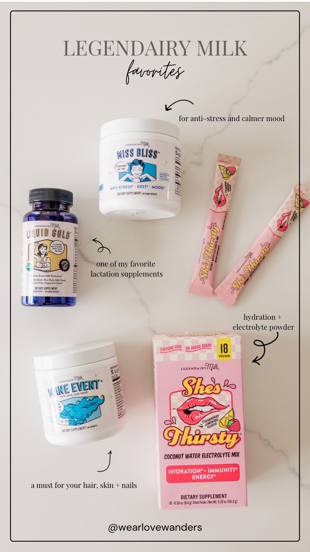 Need some support for your self-care routine? @legendairymilk has vitamins and supplements designed specifically for women and their wellness. 

#wellnessroutine #selfcareritual #legendairymilk #ad 



#LTKActive #LTKfitnessgoals #LTKmomlife