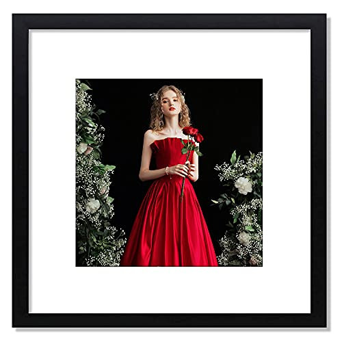 VNVNK 24x24 Frame Black, Display 24x24 Inch Picture without Mat Or 20x20 Inch Picture with Mat,Photo Poster Picture Frames for Wall Display - Set of 1 | Amazon (US)
