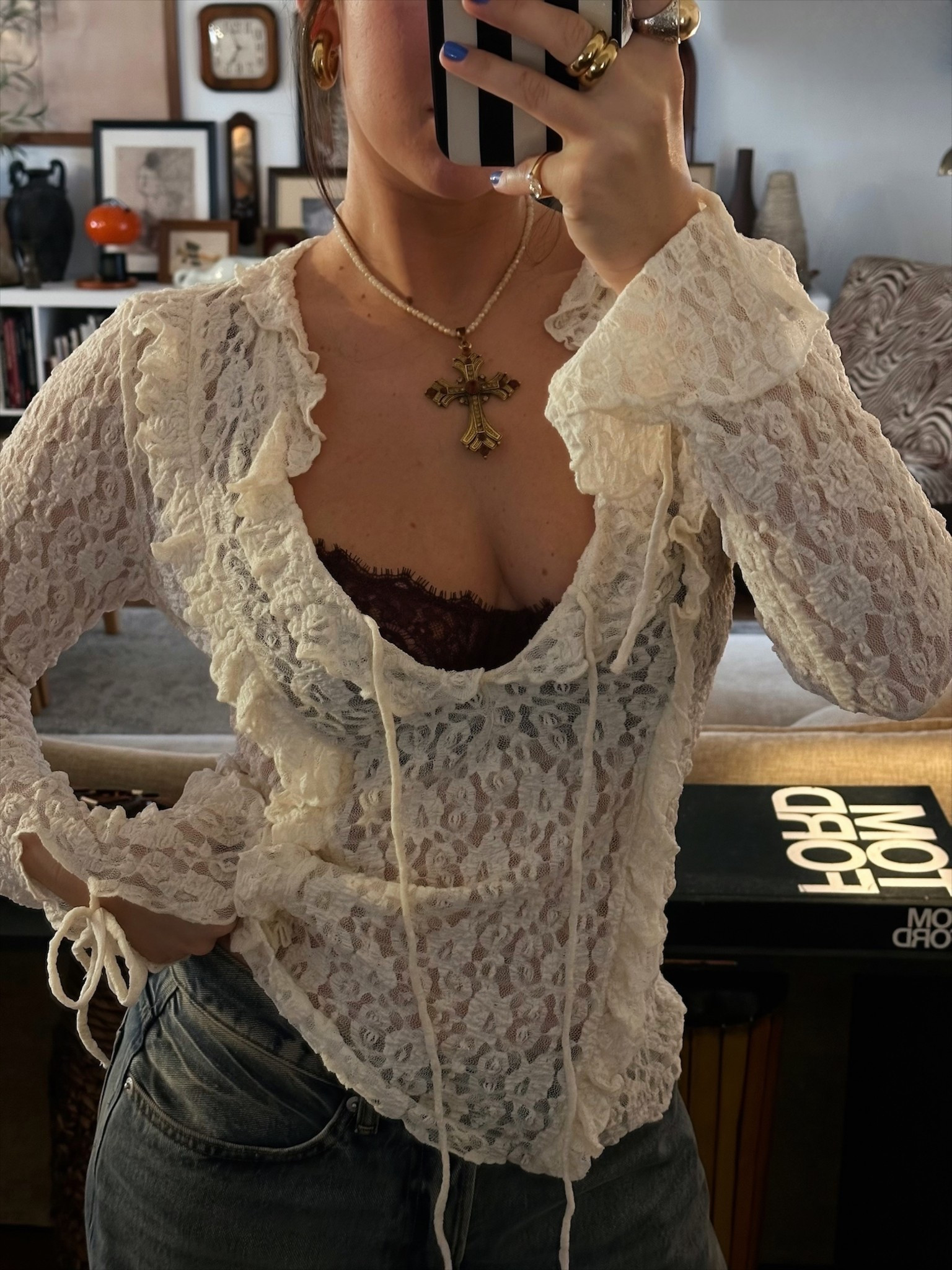 My favorite bra for layering!! Lace top is old from Zara! 

#LTKValentine #LTKgrwm #LTKootd