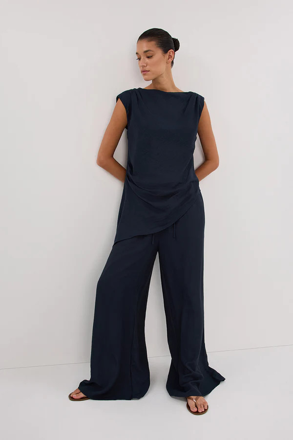 SHYLA SLATE WIDE LEG PANT | DISSH