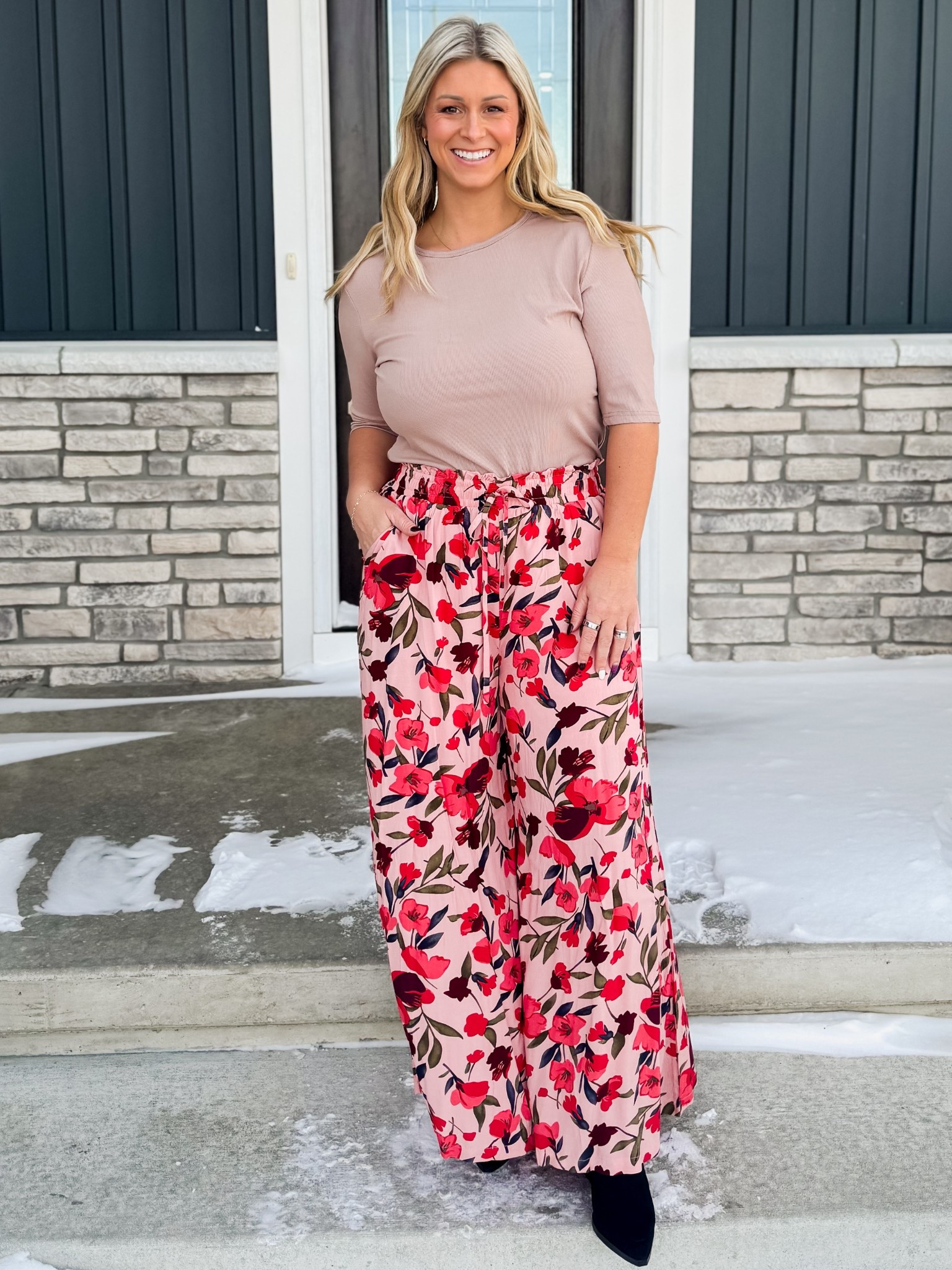 Business casual meets comfort! I’d wear this look to teach in, to church and date night! Such a fun way to bring some color to your daily look! 

#LTKValentine #LTKootd #LTKMidsize