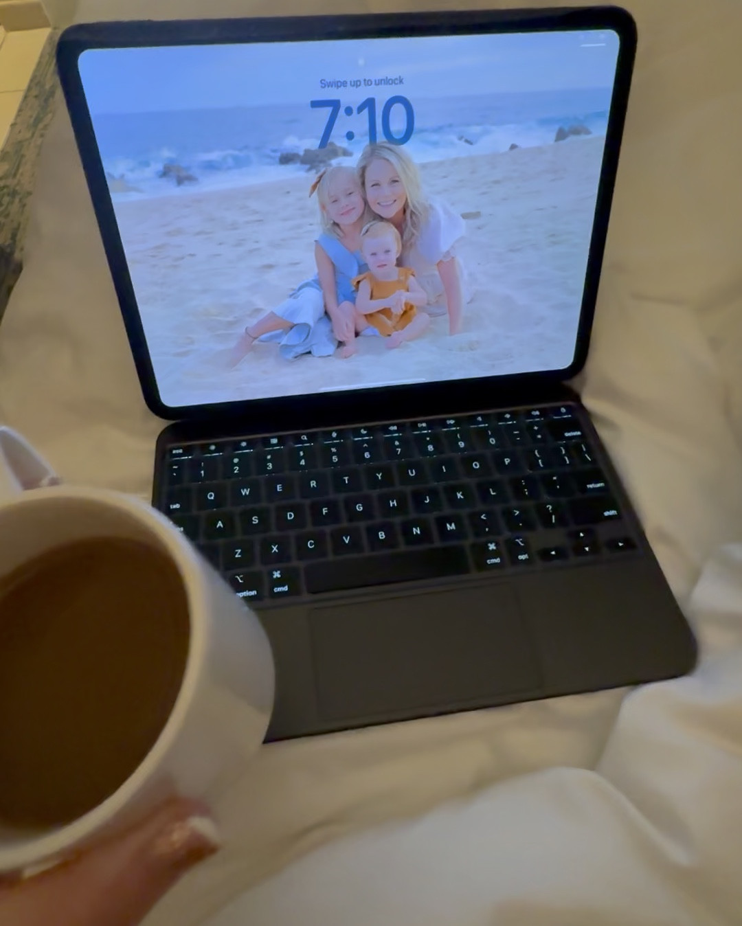 I love how my iPad Pro travels like a dream, especially with the magnetic keyboard that snaps on so it works like a laptop, but lighter and easier. Toss it in a bag, no cords, no fuss.

And the Apple Pencil? A game-changer. I use it nonstop for handwritten lists, planning, and notes… and my daughter completes her written homework digitally right on it 📝💛 Less paper, less clutter, and everything saved in one place.

Work, travel, school, this setup just works.

Everyday magic, simplified. ✨💻✈️

Linked here 🤍

#LTKdayinmylife #LTKTravel #LTKmomlife