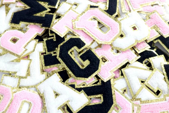 Colorful Chenille Embroidered Letters Patch Letter Iron on . | Etsy | Etsy (US)