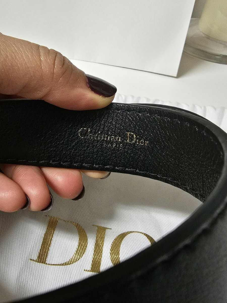 Dior D-FENCE BELT Black Smooth Calfskin, 30 MM. size: 90cm . | eBay US