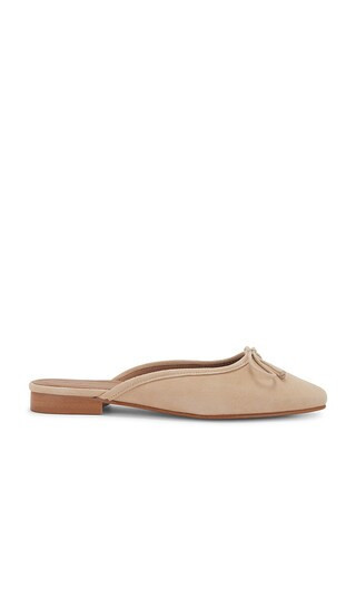 Flattered Malva Suede Mule in Beige. - size 35 | Revolve Clothing (Global)