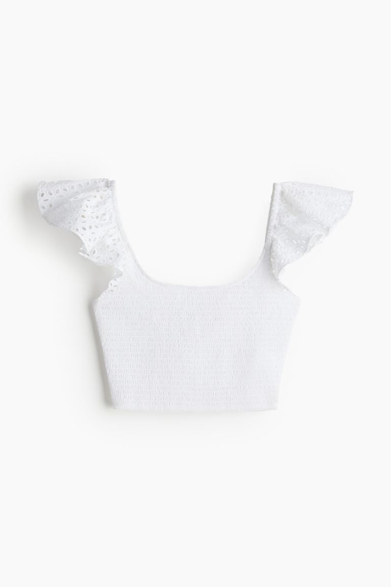 Smocked Crop Top | H&M (US + CA)