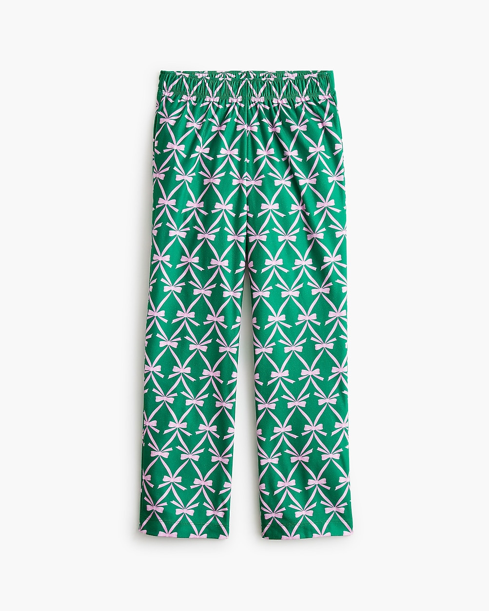 Girls' bow flannel pajama pant | J.Crew Factory