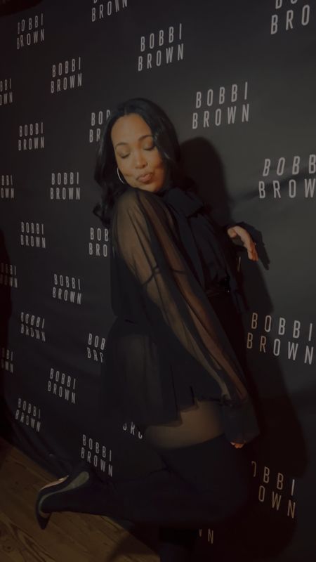 Found the perfect all Black outfit for the Bobbi Brown & KG dinner! NYFW 