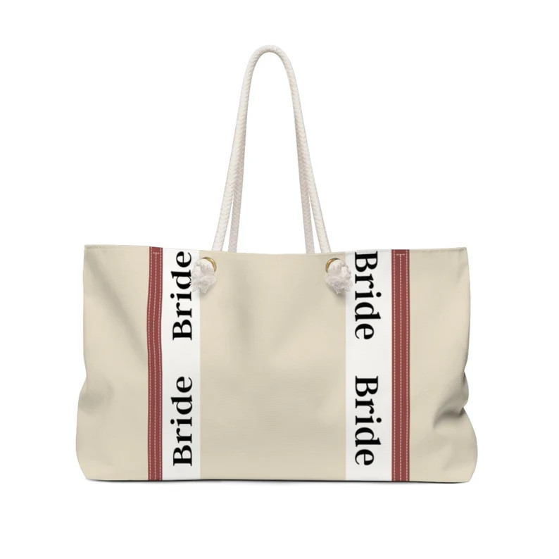 CHLOE Inspired Bride Weekender Beach Bag | Bride Bag | Engagement Gift | Bride Tote | Bride Gift ... | Etsy (US)