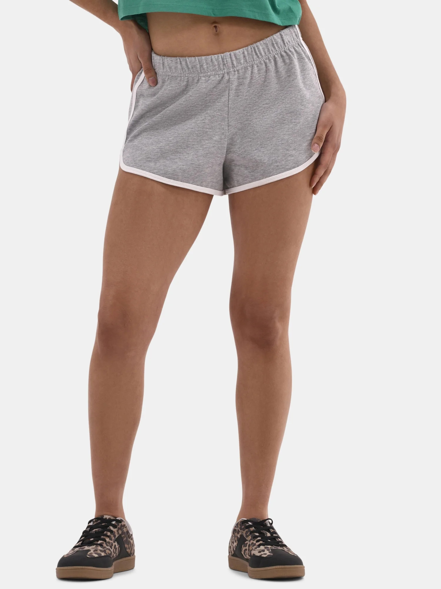 No Boundaries Jersey Knit Dolphin Shorts, 2'' Inseam, Women's | Walmart (US)