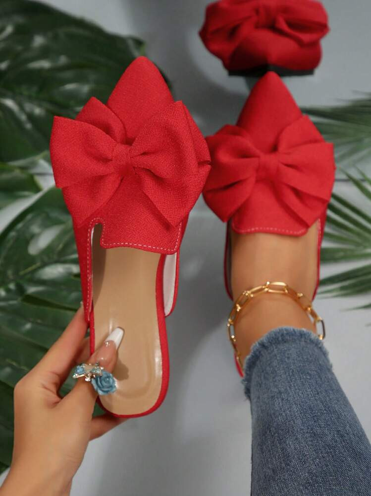 Red mules  | SHEIN