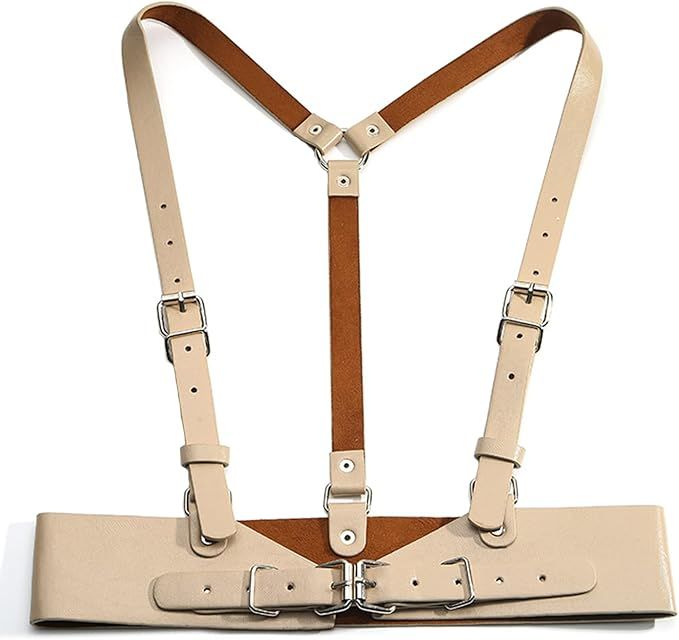 Women's Body Waist Belt Vest Punk Leather Belt Skinny Body Adjustable Belts For Dresses | Amazon (US)