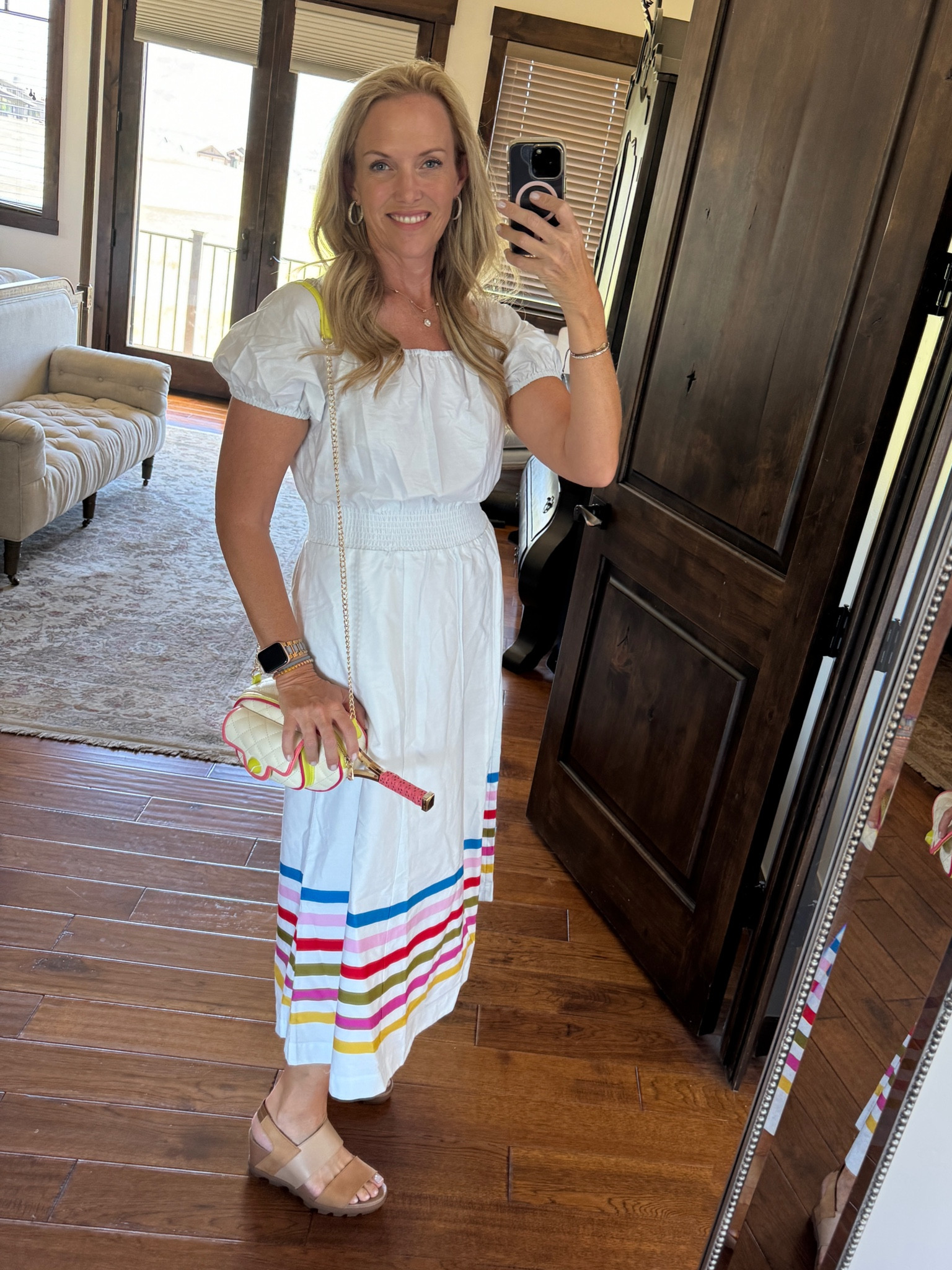 I love wearing white in the summer. Planning for my trip to Wimbledon this would be a great one. This dress from Boden is comfortable, the sleeves are cute and it has pockets. It runs large so I would suggest sizing down in this one. 

#LTKMidsize #LTKOver40