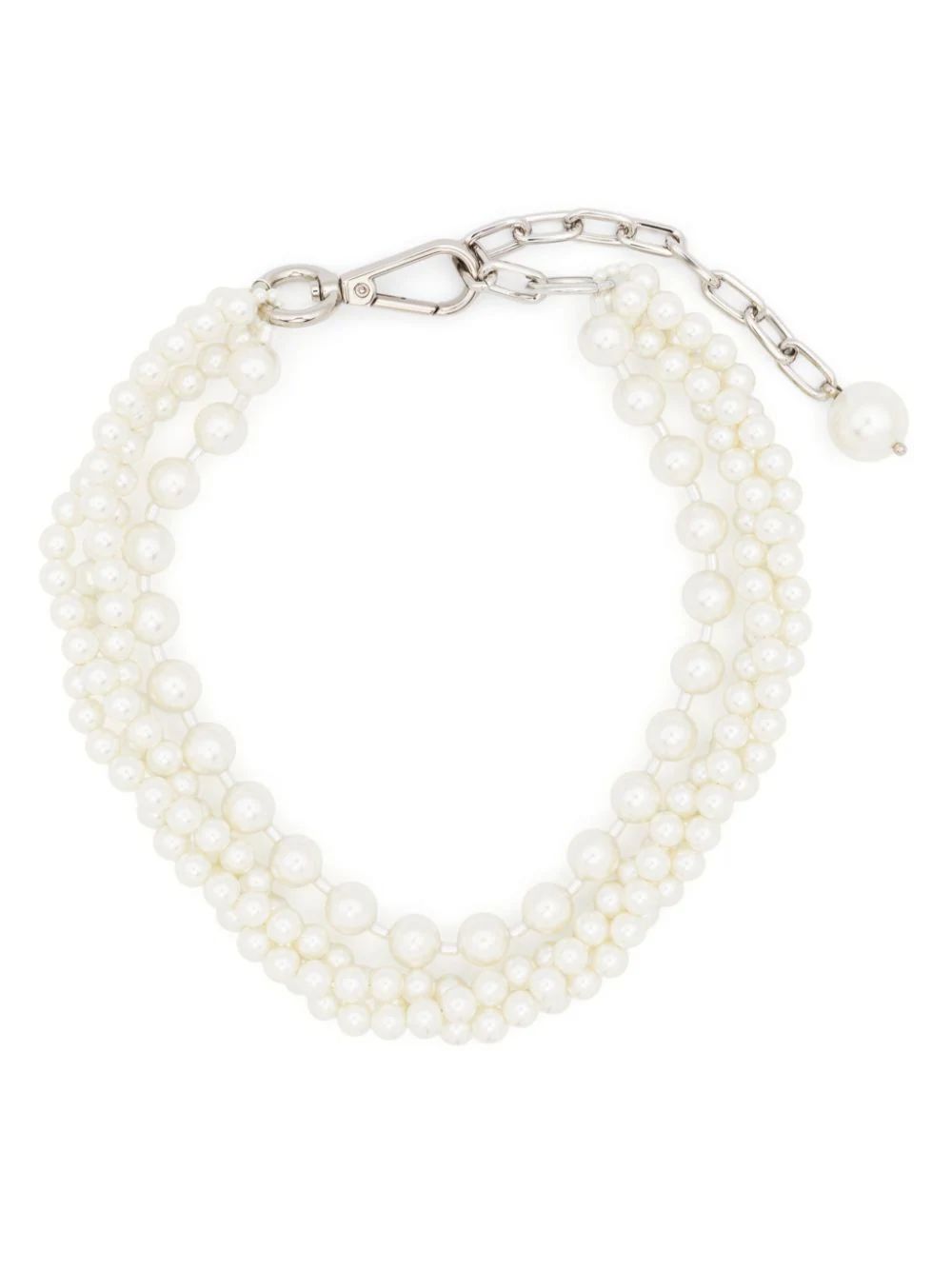 layered chunky pearl Necklace | Farfetch Global