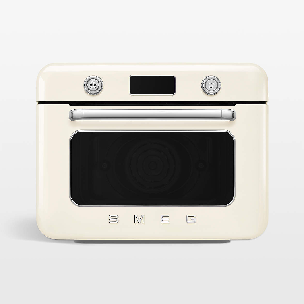 SMEG White Countertop Air Fry Oven With Steam + Reviews | Crate & Barrel | Crate & Barrel