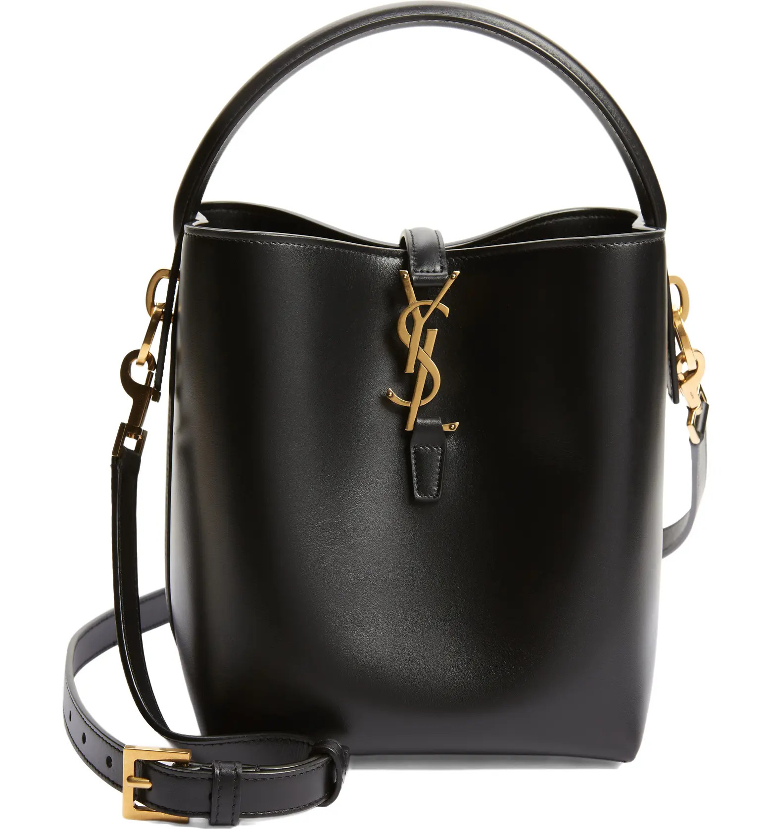Saint Laurent Small Le 37 Leather Bucket Bag | Nordstrom | Nordstrom