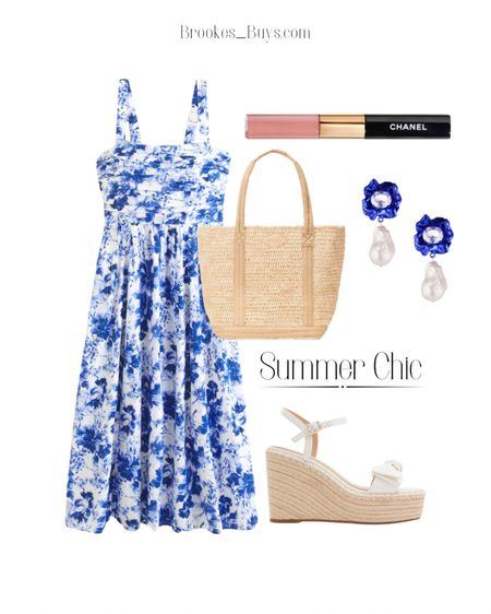 I’m loving floral dresses for all summer occasions. This straw bag is so versatile!  #summerdress #strawbag #sandals

#LTKWedding #LTKItBag #LTKU