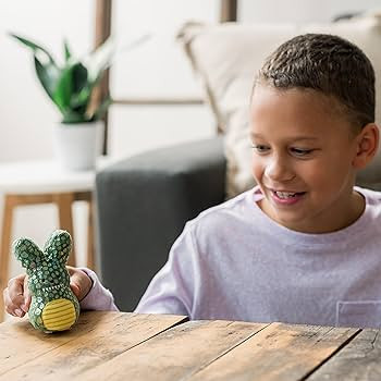 Animal Adventure | Peeps | 4” Collectible Palm Pet Bunny Plush | Green Dinosaur | Amazon (US)