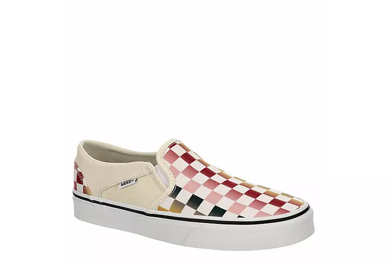 Vans Womens Asher Slip On Sneaker - Multicolor | Rack Room Shoes