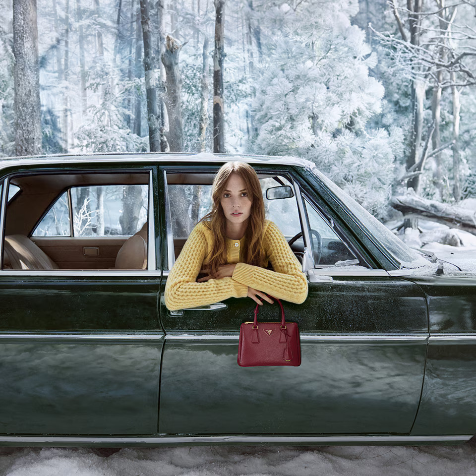 Natural Crochet Tote Bag | PRADA | Prada US