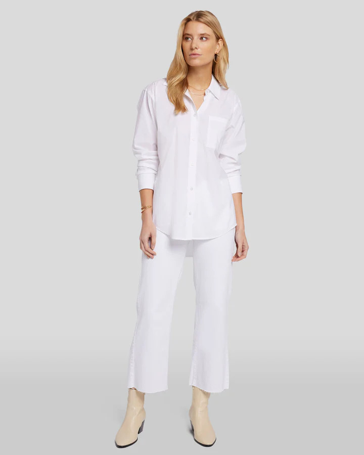 Cropped Alexa in White | 7 For All Mankind