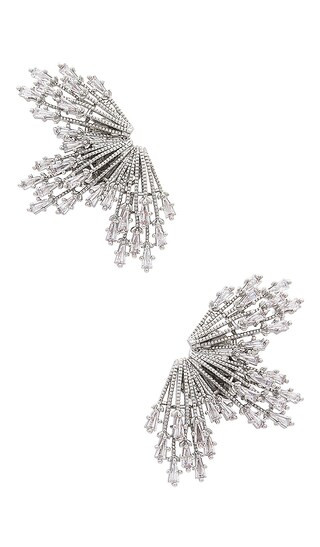 Sunburst Earrings in White | Revolve Clothing (Global)