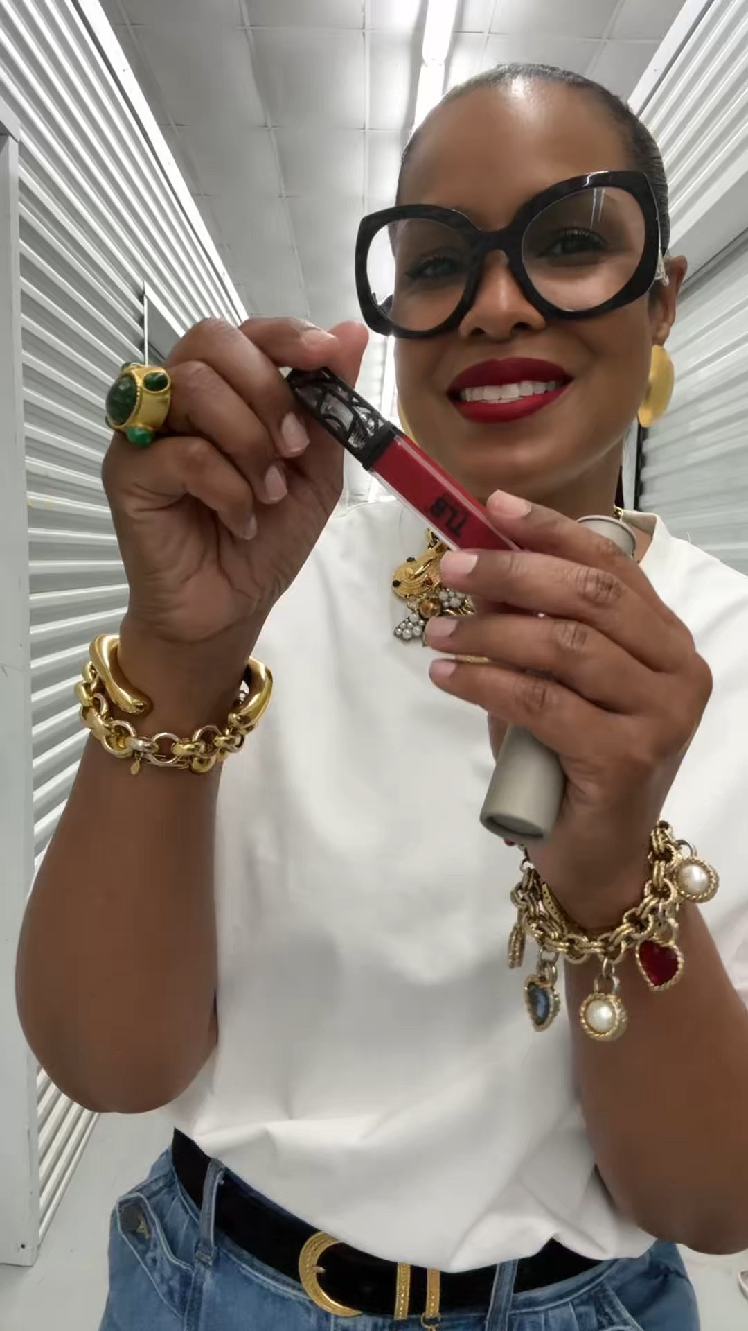 I love a great red lipstick!