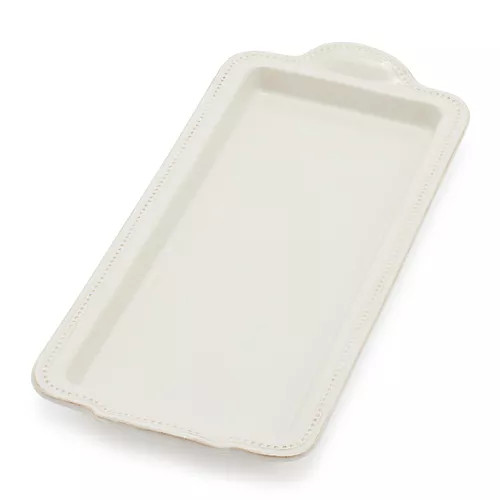 Sur La Table Pearl Stoneware Rectangular Tray | Sur La Table