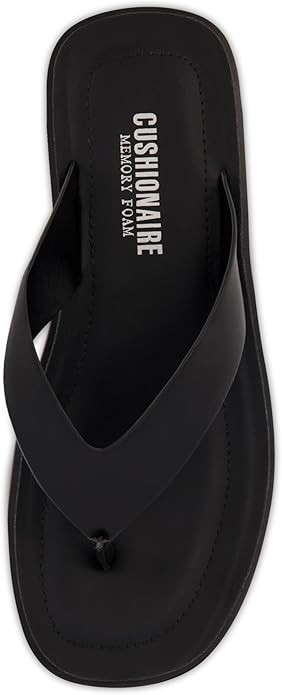 CUSHIONAIRE Women's Pippin thong platform sandal with +Memory Foam | Amazon (US)