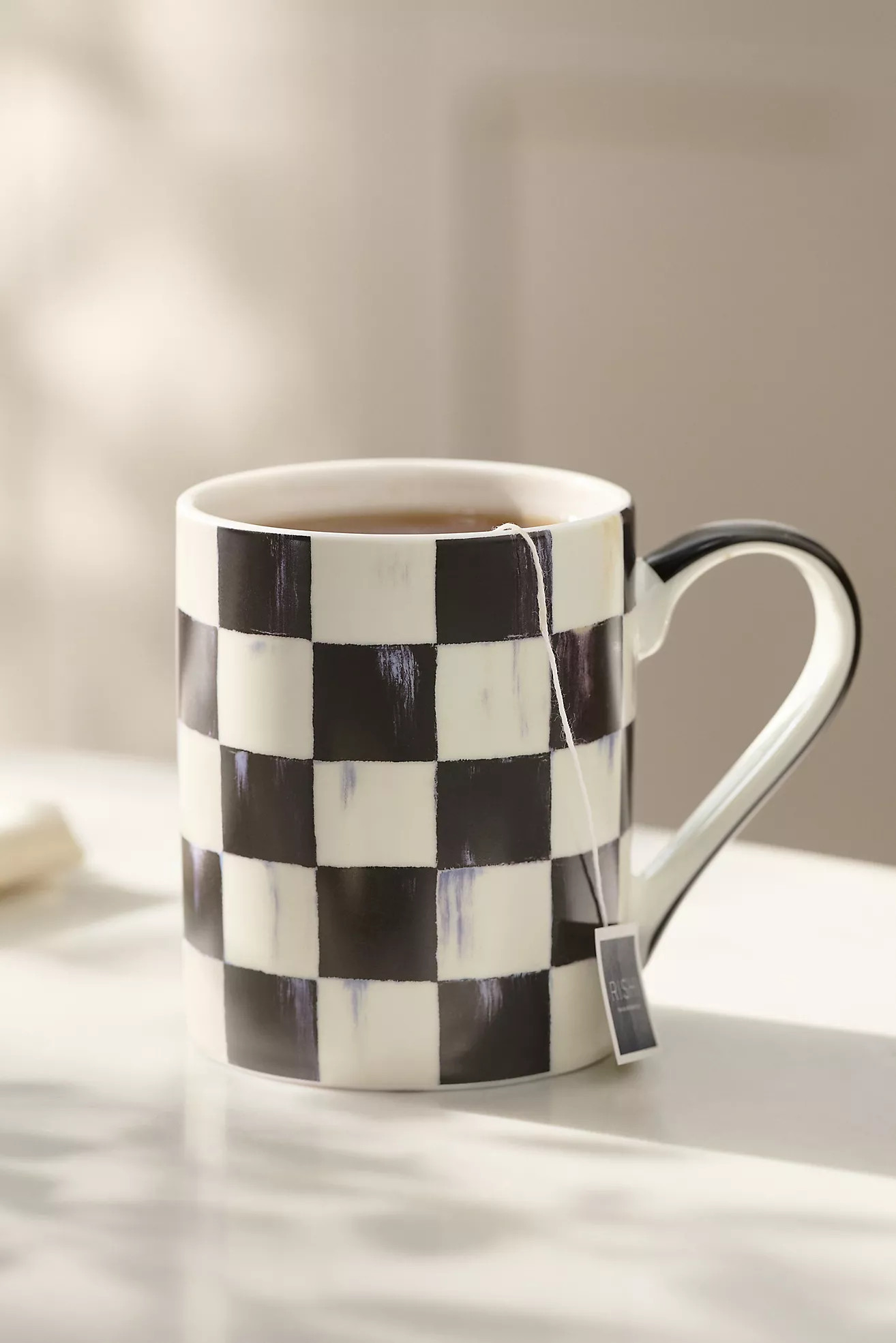 MacKenzie-Childs Check Porcelain Mug | Anthropologie (US)