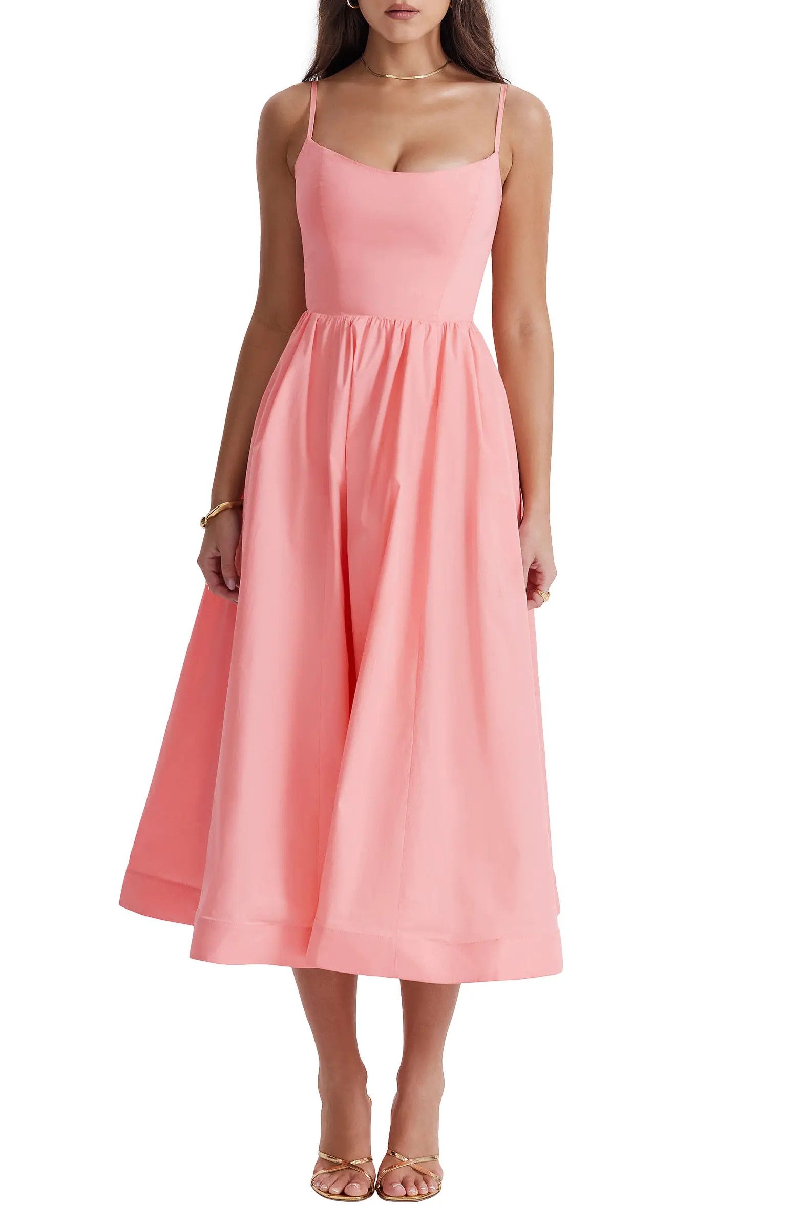 Lolita Corset Cotton Blend Fit & Flare Dress | Nordstrom