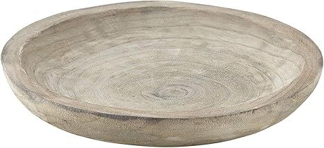 Santa Barbara Design Studio Table Sugar Hand Carved Paulownia Wood Serving Bowl, Medium, Grey,8 c... | Amazon (US)