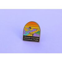 Grand Canyon National Park Soft Enamel Pin/Souvenir, Collectible Gift For Nature Lover, Explorer, & Hiker Retro | Etsy (US)