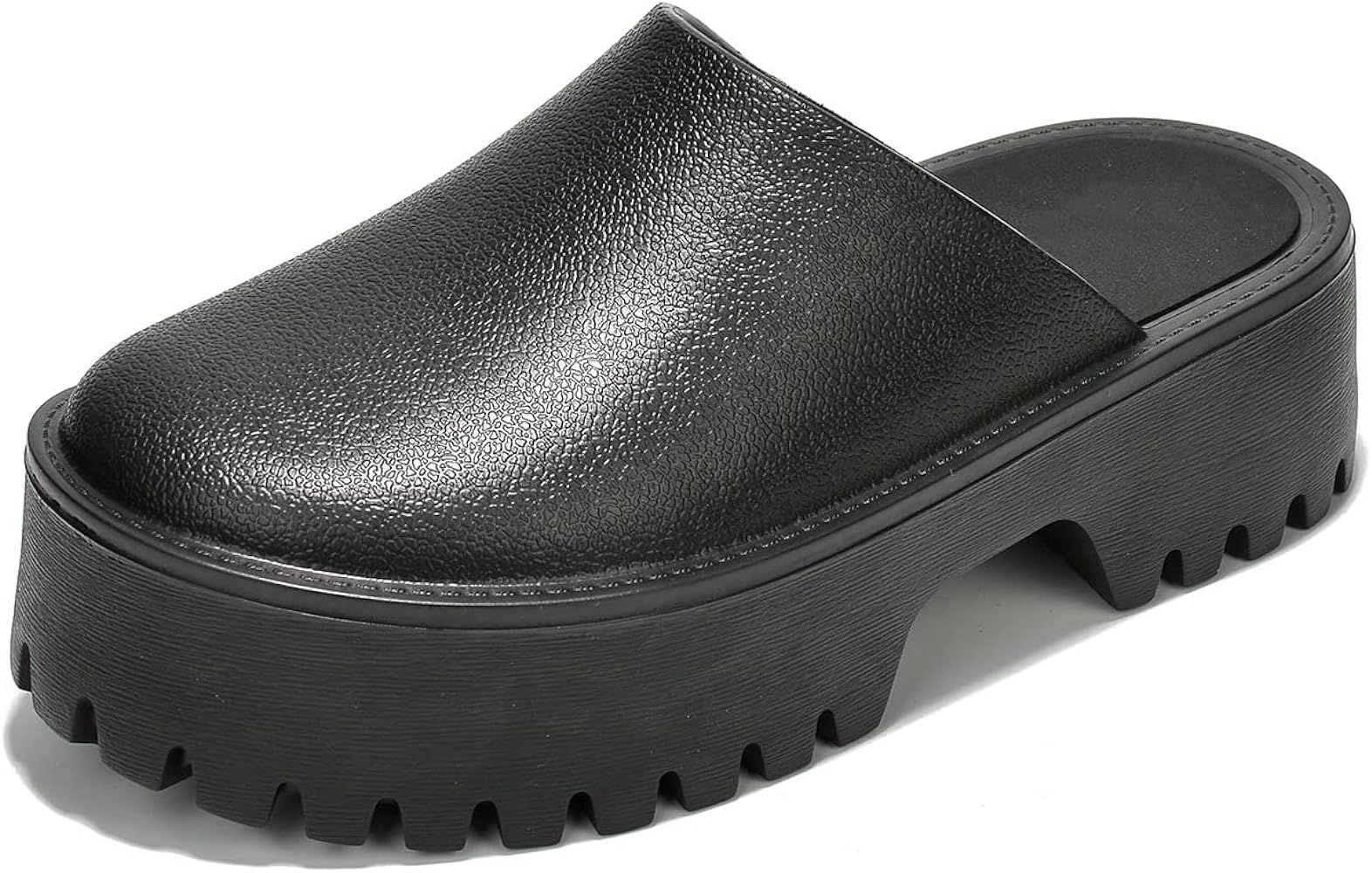 KK PAIR OF KINGS Platform Sandals Women Lightweight Rubber Mule Clog - Perfect for Summer, Casual... | Amazon (US)