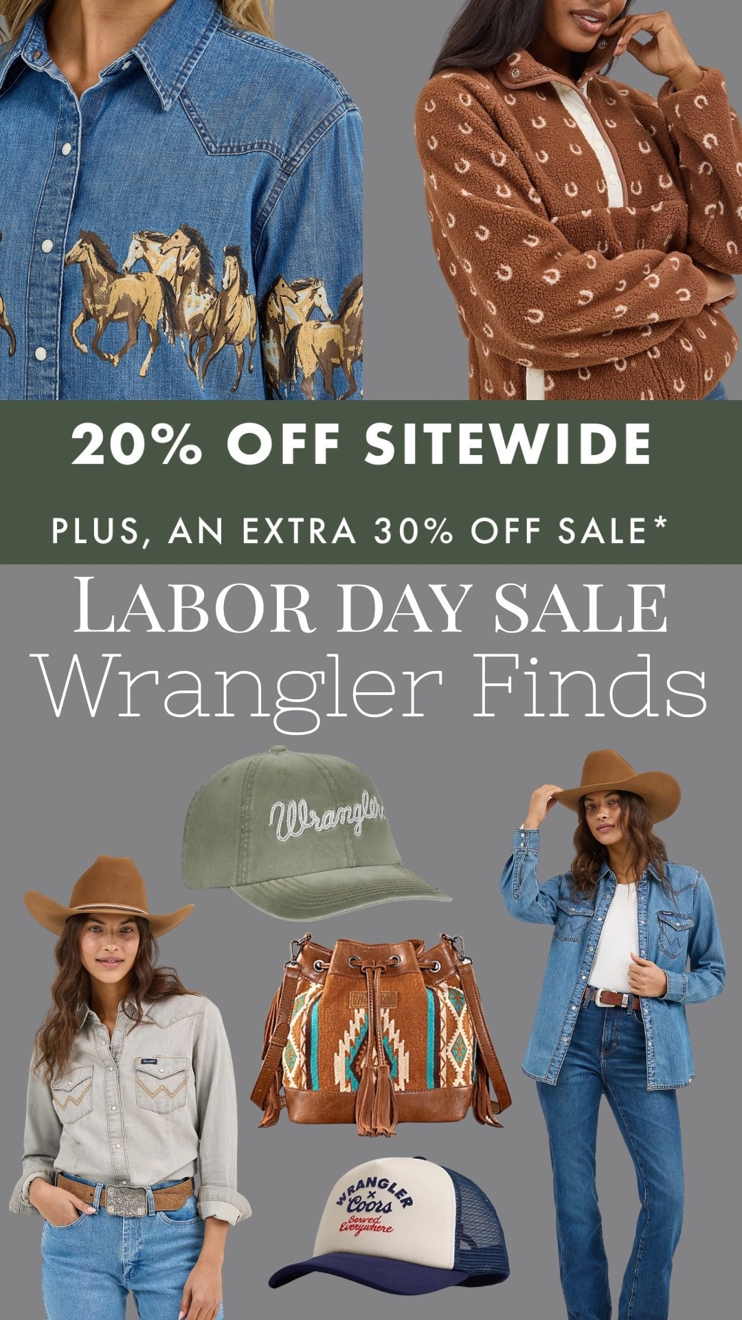 🇺🇸 Wrangler Finds - Labor Day Sale 20% off site wide 

Western Style | Fall Finds

#LTKStyleTip #LTKSeasonal
