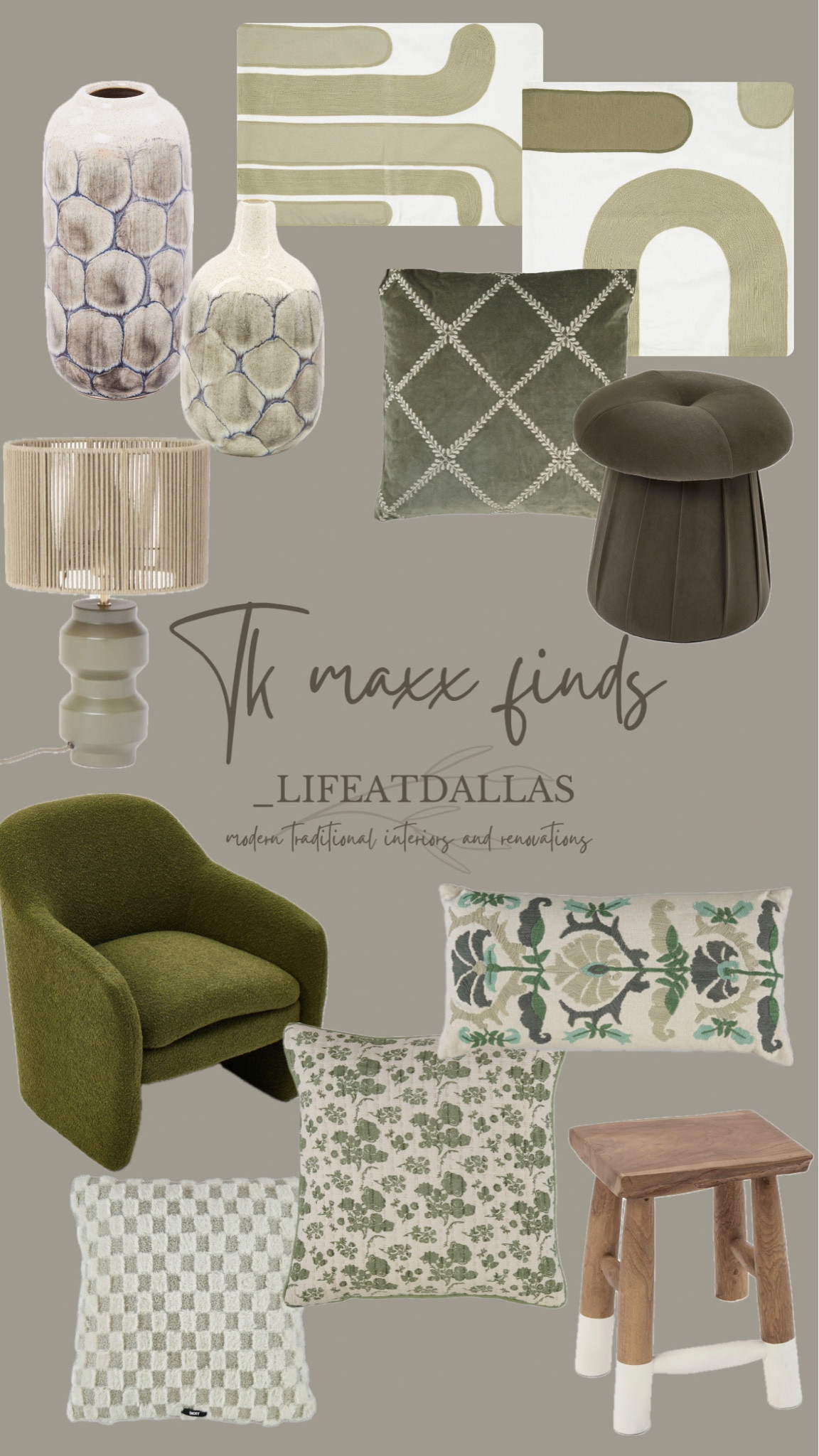 This week new in TK Maxx website finds - lots of green🤩🤌🏼

#LTKU #LTKhome